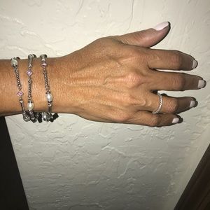 Sterling silver Honora bracelet